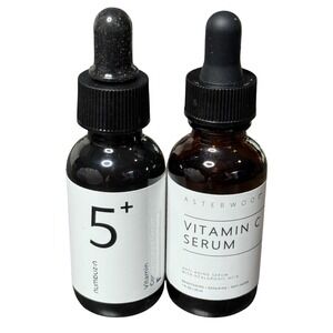Asterwood Vitamin C Serum‎ & Numbuzin No.5+ Vitamin Concentrated Serum 1 fl oz